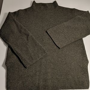 Everlane Cashmere Rib Mockneck in Loden - Size S